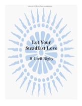 Let Your Steadfast Love SATB choral sheet music cover